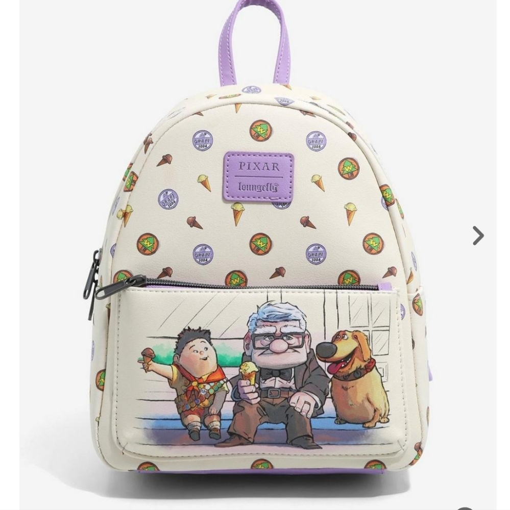 Loungefly Disney Pixar Up Trio Ice Cream Mini BackpackHeading to Paradise Fall